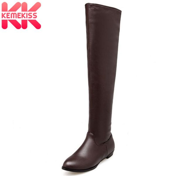 kemekiss woman classic flat boot women winter boots over knee long botas flat sole stretch fabric shoes footwear size 34-45, Black
kemekiss woman classic flat boot women winter boots over knee long botas flat sole stretch fabric shoes footwear size 34-45, Black