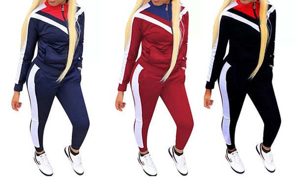 womens tracksuits women set patchwork autumn outfit fashion winter two pieces suits casual overalls black red jumpsuits s-3xl, Gray
womens tracksuits women set patchwork autumn outfit fashion winter two pieces suits casual overalls black red jumpsuits s-3xl, Gray