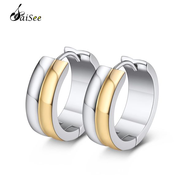 saisee 316l stainless steel hoop earrings for women men silver color circle small earrings fashion female jewelry, Golden
saisee 316l stainless steel hoop earrings for women men silver color circle small earrings fashion female jewelry, Golden