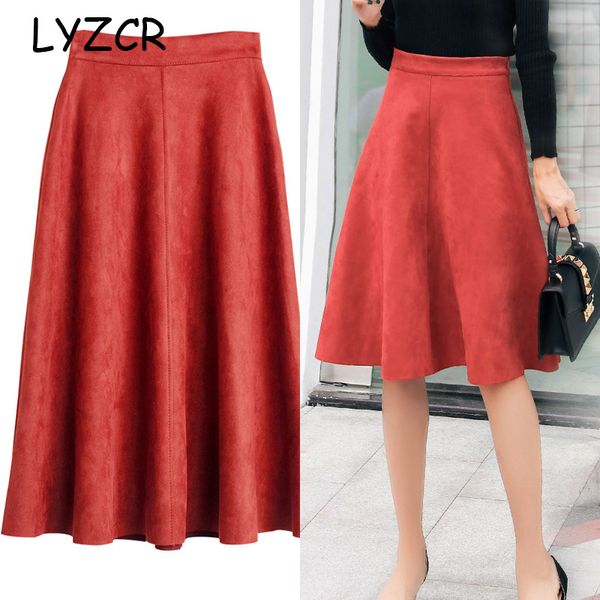 women midi suede skirt warm winter vintage a line skirts high waist black midi skirt for women 2019 ladies korean yellow autumn
women midi suede skirt warm winter vintage a line skirts high waist black midi skirt for women 2019 ladies korean yellow autumn