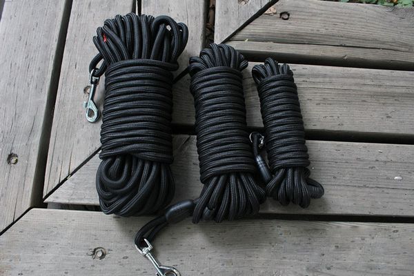 5m/10m/15m black nylon dog leash long tracking round rope outdoor walking training pet lead leashes for medium large dogs
5m/10m/15m black nylon dog leash long tracking round rope outdoor walking training pet lead leashes for medium large dogs