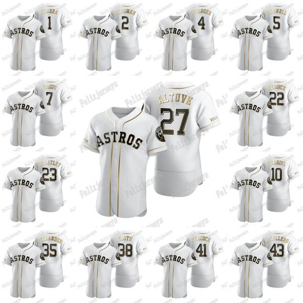 27 jose altuve 2020 golden edition houston 34 nolan ryan george springer alex bregman carlos correa 23 michael brantley josh reddick jersey, Blue;black
27 jose altuve 2020 golden edition houston 34 nolan ryan george springer alex bregman carlos correa 23 michael brantley josh reddick jersey, Blue;black