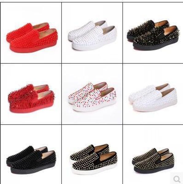 drop shipping casual luxury red bottom low help rivet sneakers decorati shoes spikes black suede fashion casual mens shoes 201 men leis d09
drop shipping casual luxury red bottom low help rivet sneakers decorati shoes spikes black suede fashion casual mens shoes 201 men leis d09