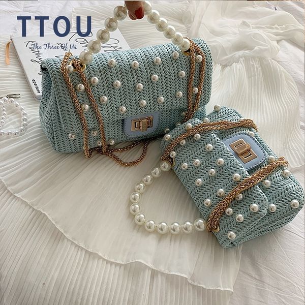 ttou elegant women crossbody bags vintage pearl handle ladies evening straw handbag chic female chain shoulder bags sac a main
ttou elegant women crossbody bags vintage pearl handle ladies evening straw handbag chic female chain shoulder bags sac a main
