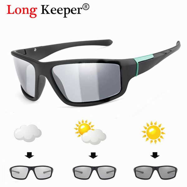 longkeeper brand pchromic sunglasses men polarized chameleon glasses male change color sun glasses driving eyewear, White;black
longkeeper brand pchromic sunglasses men polarized chameleon glasses male change color sun glasses driving eyewear, White;black