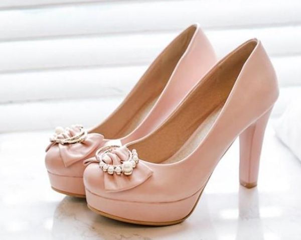 2019 women's shoes in spring and autumn with new style high heel coarse heel round head bowknot waterproof table @2065, Black
2019 women's shoes in spring and autumn with new style high heel coarse heel round head bowknot waterproof table @2065, Black