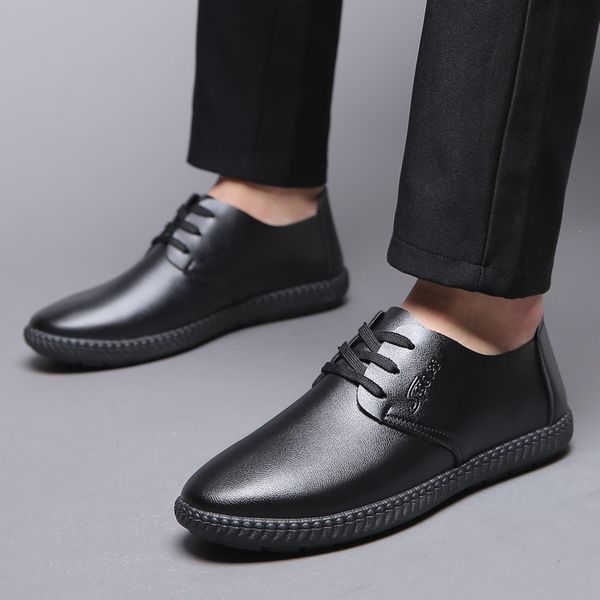seggnice mens dress shoes pu leather for man formal business work male men's oxford flats round toe, Black
seggnice mens dress shoes pu leather for man formal business work male men's oxford flats round toe, Black