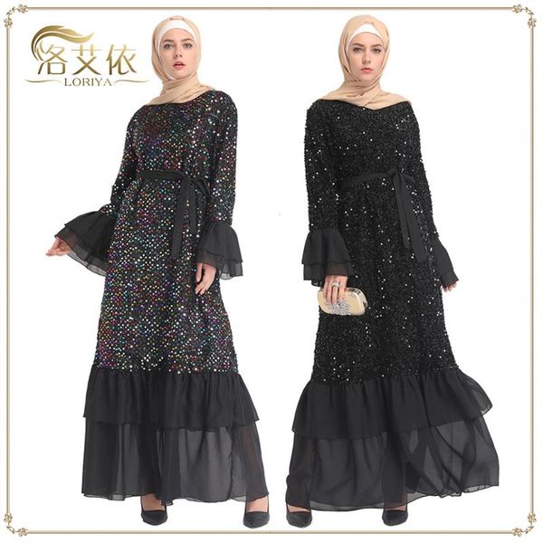 casual dresses wepbel sequined dress women long maxi muslim abaya middle east full flare sleeve high waist ramadan islamic, Black;gray
casual dresses wepbel sequined dress women long maxi muslim abaya middle east full flare sleeve high waist ramadan islamic, Black;gray