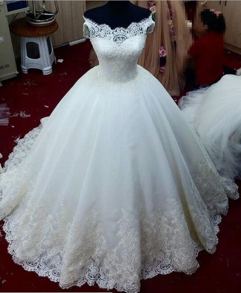 off-the-shoulder lace princess wedding dresses 2019 new real image custom sweep train tulle ball gown bridal gowns vestido de novia w203, White
off-the-shoulder lace princess wedding dresses 2019 new real image custom sweep train tulle ball gown bridal gowns vestido de novia w203, White