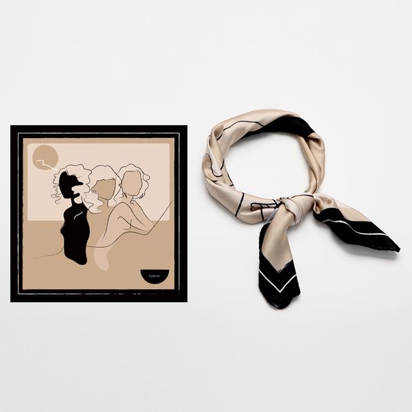 casual afternoon dyer original northern european-style niche tea color 70 bandana scarf tied bag small silk womens, Black;purple
casual afternoon dyer original northern european-style niche tea color 70 bandana scarf tied bag small silk womens, Black;purple