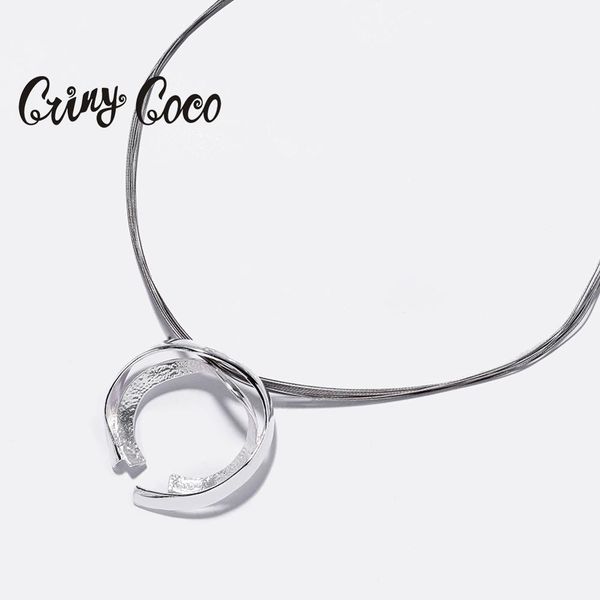 cring coco simple style c letter pendant choker for women fashion silvre color chokers necklace statement woman jewelry collares, Silver
cring coco simple style c letter pendant choker for women fashion silvre color chokers necklace statement woman jewelry collares, Silver