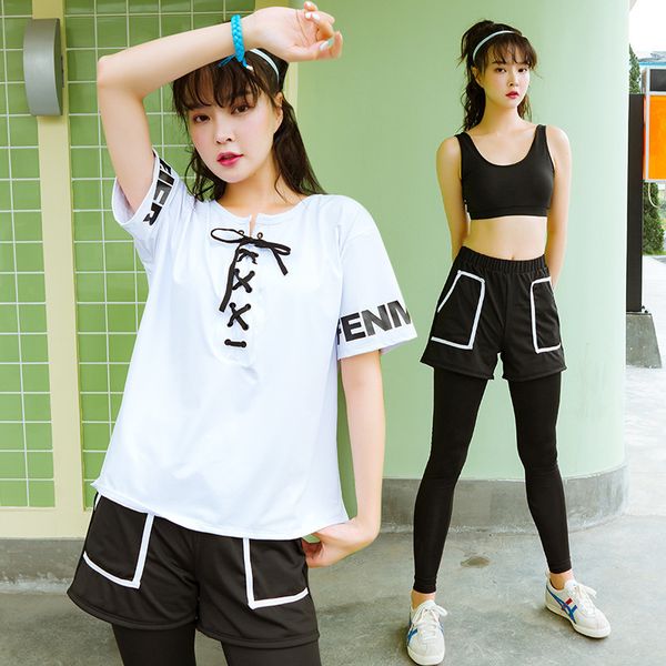 korean-style fat mm yoga clothes sports clothing set women's short sleeved running fitness suit slimming quick drying clothes tr
korean-style fat mm yoga clothes sports clothing set women's short sleeved running fitness suit slimming quick drying clothes tr