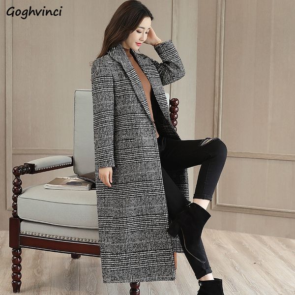 women long coat plaid casual soft all match slim womens plus size fashions elegant single button turn-down collar, Black
women long coat plaid casual soft all match slim womens plus size fashions elegant single button turn-down collar, Black