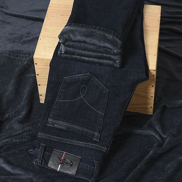 осень и зима мужская одежда бренд плюс бархат джинсовые брюки бизнес прямые стрейч теплые брюки джинсы мужчины, Blue 
осень и зима мужская одежда бренд плюс бархат джинсовые брюки бизнес прямые стрейч теплые брюки джинсы мужчины, Blue