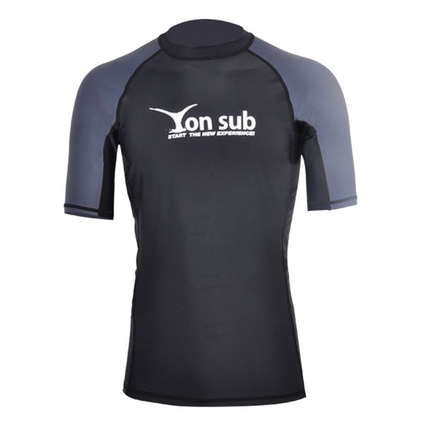 men's upf 50+ short sleeve rash guard performance fit compression sun shirt for swimming surfing paddle boarding - select sizes
men's upf 50+ short sleeve rash guard performance fit compression sun shirt for swimming surfing paddle boarding - select sizes