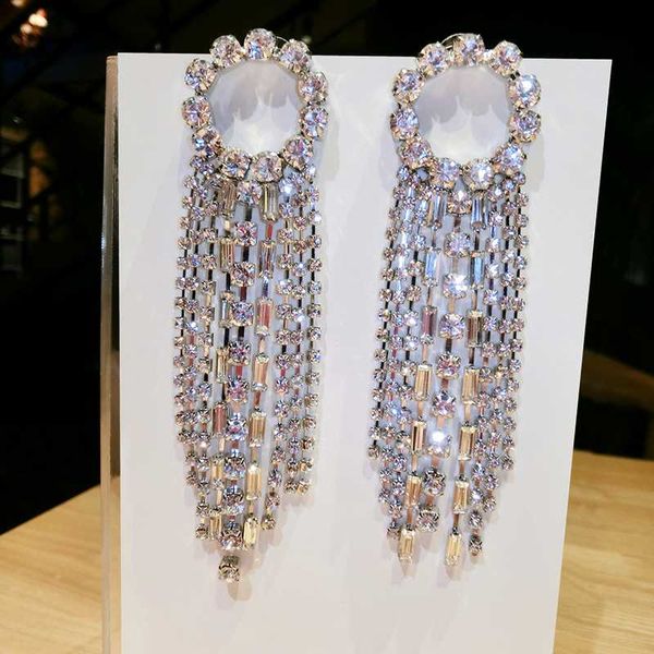 xinwei wholesale 925 silver needle artificial rhinestone tassel long earrings women temperament personality earrings ear jewelry
xinwei wholesale 925 silver needle artificial rhinestone tassel long earrings women temperament personality earrings ear jewelry