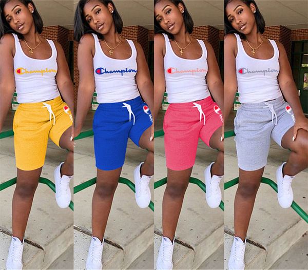 s-3xl women champions vest tracksuit sleeveless t shirt tank + shorts 2 piece sportswear summer outfits sports clothing suits a4801, White
s-3xl women champions vest tracksuit sleeveless t shirt tank + shorts 2 piece sportswear summer outfits sports clothing suits a4801, White