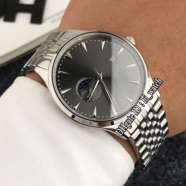 new master moon phase miyota 8217 automatic mens watch steel case gray dial silver stick markers stainless steel bracelet hi_watch e129a1, Slivery;brown
new master moon phase miyota 8217 automatic mens watch steel case gray dial silver stick markers stainless steel bracelet hi_watch e129a1, Slivery;brown