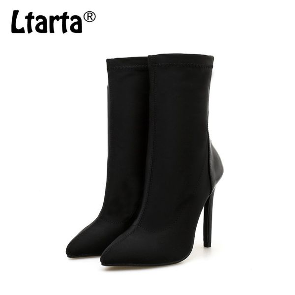 ltarta fast sell women's short boots new pointed elastic cloth network red explosion stiletto high heels big tide zl-335-15, Black
ltarta fast sell women's short boots new pointed elastic cloth network red explosion stiletto high heels big tide zl-335-15, Black