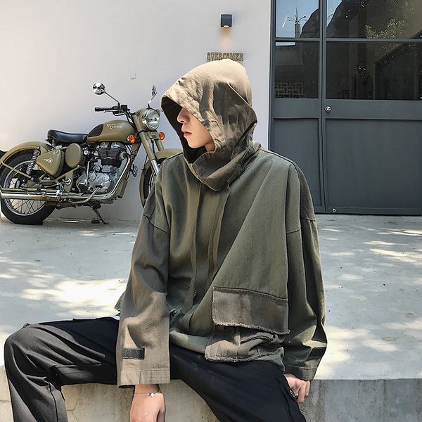 autumn new hoodie men fashion solid color casual large pocket hooded sweatshirt man streetwear wild hip hop loose hoodies, Black
autumn new hoodie men fashion solid color casual large pocket hooded sweatshirt man streetwear wild hip hop loose hoodies, Black