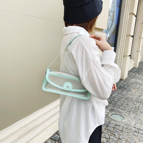 women pvc transparent handbag fashion ladies armpit clutch travel shopping clutch beach shoulder purse female jelly tote
women pvc transparent handbag fashion ladies armpit clutch travel shopping clutch beach shoulder purse female jelly tote