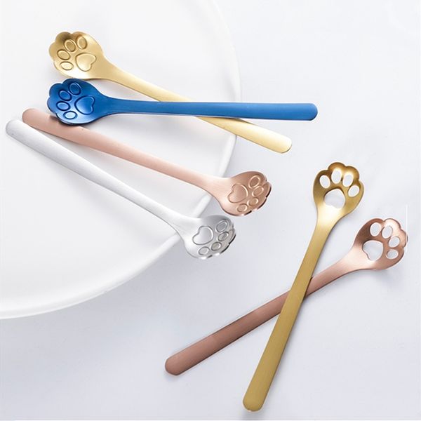 1 pcs cute gold cat claw mini creative coffee stainless steel spoon gift cake stirring sugar soup dessert teaspoon spoons
1 pcs cute gold cat claw mini creative coffee stainless steel spoon gift cake stirring sugar soup dessert teaspoon spoons
