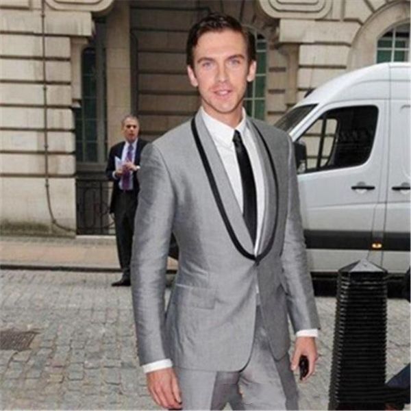 brand new silver grey groom tuxedos shawl lapel groomsman wedding 2 piece suit fashion men prom party jacket blazer(jacket+pants+tie) 2605, Black;gray
brand new silver grey groom tuxedos shawl lapel groomsman wedding 2 piece suit fashion men prom party jacket blazer(jacket+pants+tie) 2605, Black;gray