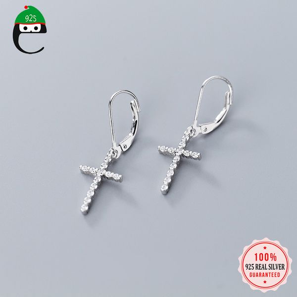 elfoplatasi 2019 100% 925 solid real sterling silver dazzling cross cz dangle earring for women girl christmas gift ed79
elfoplatasi 2019 100% 925 solid real sterling silver dazzling cross cz dangle earring for women girl christmas gift ed79