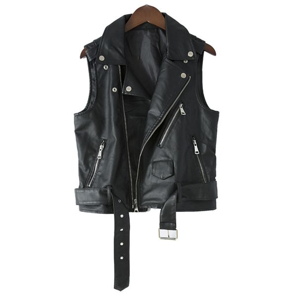 new steam punk black faux leather vest women motorcycle jacket autumn waistcoat vest zippers slim novelty lady super cool, Black;white
new steam punk black faux leather vest women motorcycle jacket autumn waistcoat vest zippers slim novelty lady super cool, Black;white