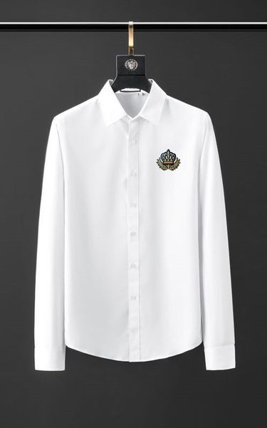 w05836 fashion men's shirts 2020 runway luxury european design party style men's clothing, White;black
w05836 fashion men's shirts 2020 runway luxury european design party style men's clothing, White;black
