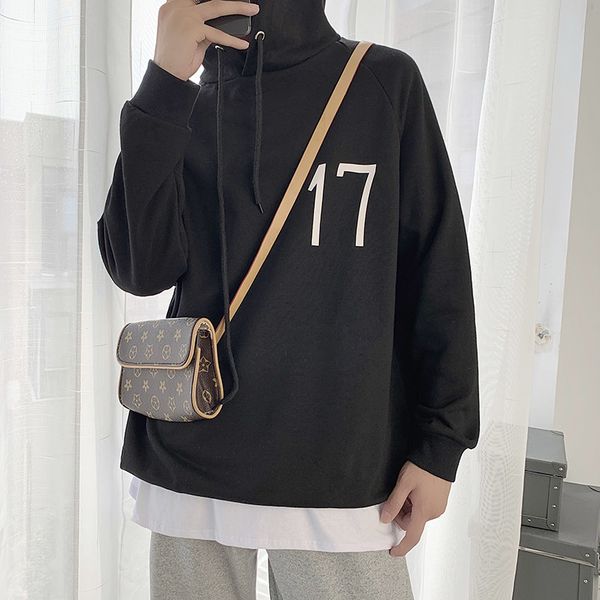2019 autumn printing fashion personality loose casual sweatshirt cotton large size, Black
2019 autumn printing fashion personality loose casual sweatshirt cotton large size, Black