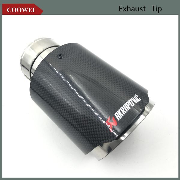 114mm out glossy muffler car modifide muffler pipe akrapovic carbon fiber+stainless steel exhaust tip
114mm out glossy muffler car modifide muffler pipe akrapovic carbon fiber+stainless steel exhaust tip
