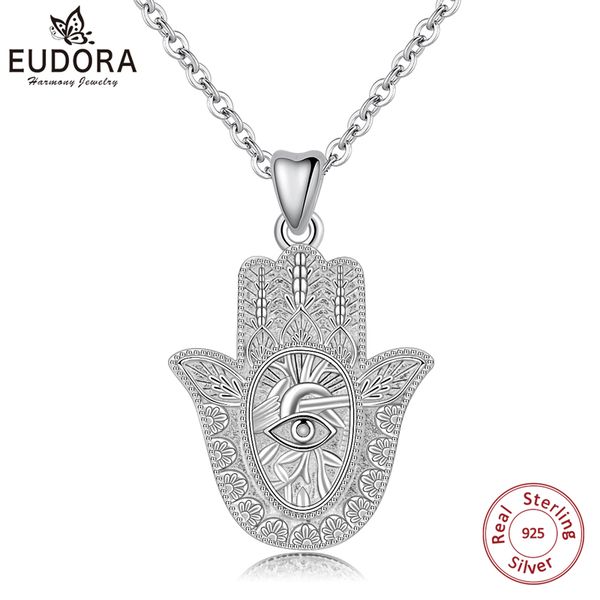 eudora 925 sterling silver evil eye hamsa hand pendant necklace for men women angel caller fine jewelry for dropshipping cyd312
eudora 925 sterling silver evil eye hamsa hand pendant necklace for men women angel caller fine jewelry for dropshipping cyd312