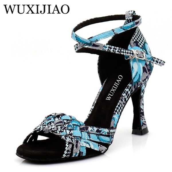 wuxijiao dance shoes latin woman houndstooth printed cloth salsa dancing shoes professional dance ballroom soft
wuxijiao dance shoes latin woman houndstooth printed cloth salsa dancing shoes professional dance ballroom soft