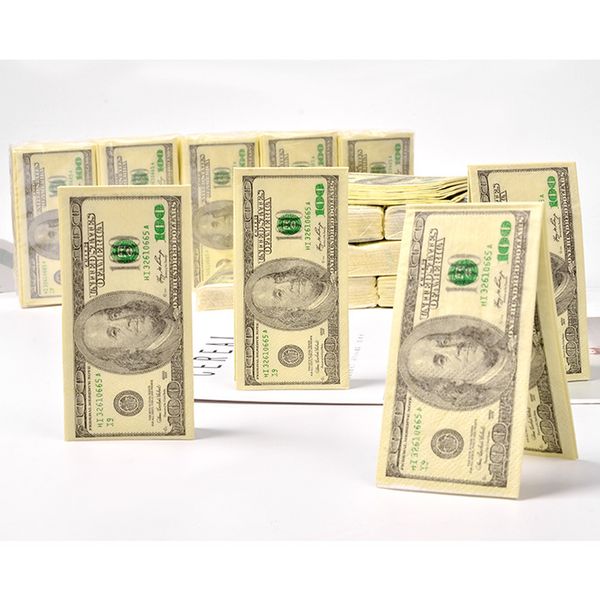 8 packs 100 dollar toilet tissue party paper napkin printing natural comfort funny personality party popular wipe paper napkin
8 packs 100 dollar toilet tissue party paper napkin printing natural comfort funny personality party popular wipe paper napkin