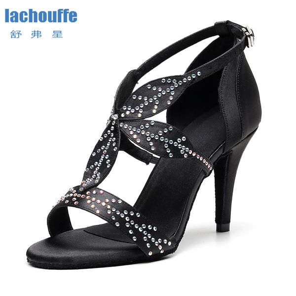 ladies stain silk latin dance shoes black rhineston tango ballroom dancing shoes for women soft bottom party wedding sandals
ladies stain silk latin dance shoes black rhineston tango ballroom dancing shoes for women soft bottom party wedding sandals