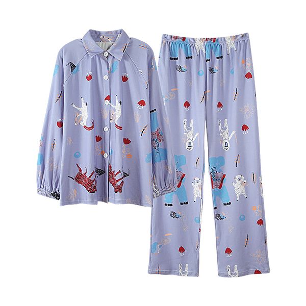 cotton women's pajamas set autumn women sleepwear cartoon 2pcs nighty cute nightwear suit female homewear pijama pyjama 3xl, Black;red
cotton women's pajamas set autumn women sleepwear cartoon 2pcs nighty cute nightwear suit female homewear pijama pyjama 3xl, Black;red