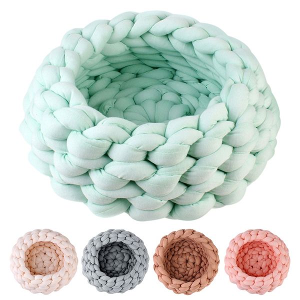 knitting pet bed kennel dog round cat winter warm sleeping bag soft warm kennel puppy cushion mat portable cat supplies
knitting pet bed kennel dog round cat winter warm sleeping bag soft warm kennel puppy cushion mat portable cat supplies