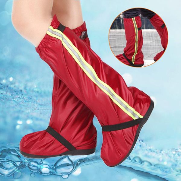 men women reusable adults oxford cloth rain boot outdoor thick bottom reflective tape waterproof shoe cover protectors non slip, White;pink
men women reusable adults oxford cloth rain boot outdoor thick bottom reflective tape waterproof shoe cover protectors non slip, White;pink