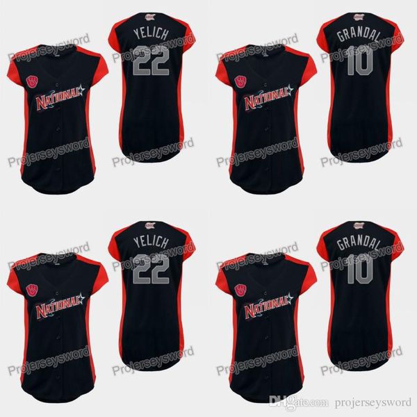Womens National League Milwaukee Christian Yelich Brewers Jersey 10 Yasmani Grandal 22 Christian Yelich 100% Stitched Baseball Jerseys Navy
Womens National League Milwaukee Christian Yelich Brewers Jersey 10 Yasmani Grandal 22 Christian Yelich 100% Stitched Baseball Jerseys Navy