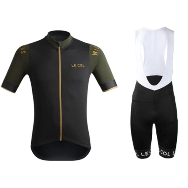 le col summer men short sleeve cycling jersey sets conjuntos ciclismo bib shorts mountainbike roadbike quick-dry fabric clothing, Black;blue
le col summer men short sleeve cycling jersey sets conjuntos ciclismo bib shorts mountainbike roadbike quick-dry fabric clothing, Black;blue
