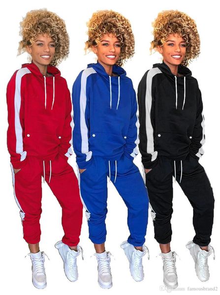 women spring 2pcs pants suit sports hoodies tracksuits designer clothing sets, White
women spring 2pcs pants suit sports hoodies tracksuits designer clothing sets, White