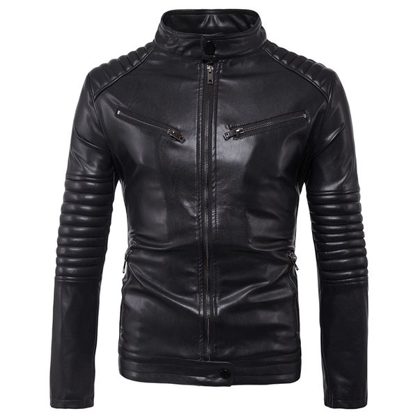 pu leather jacket men autumn slim fit faux leather jacket motorcycle bomber jackets coats clothing big size 5xl,b006, Black
pu leather jacket men autumn slim fit faux leather jacket motorcycle bomber jackets coats clothing big size 5xl,b006, Black