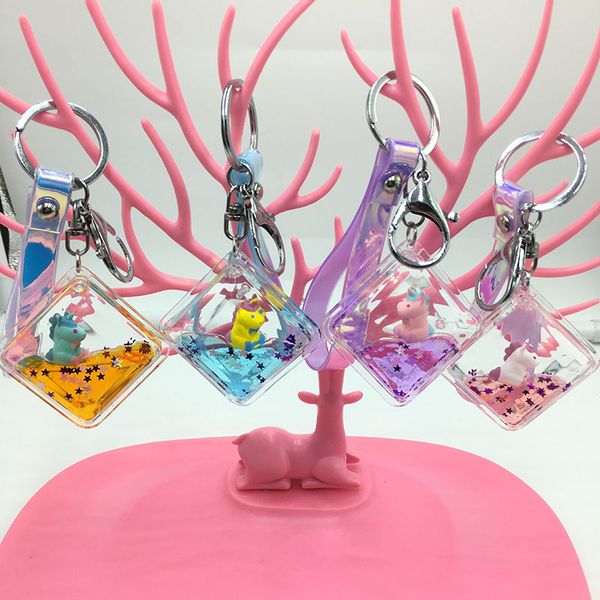 unicorn moving glitter quicksand star liquid drift bottle key chain keyring car bag pendant couples women birthday gift keychain, Silver
unicorn moving glitter quicksand star liquid drift bottle key chain keyring car bag pendant couples women birthday gift keychain, Silver