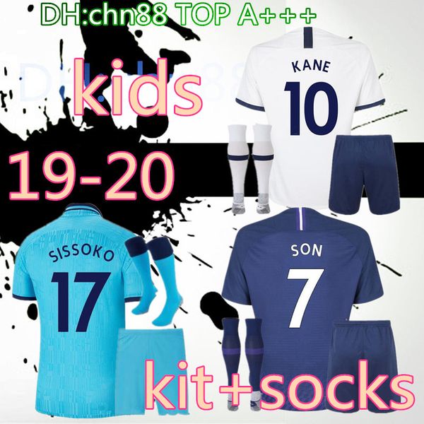 19 20 spurs kids+socks home away soccer jersey kits 2019 2020 tottenhames kane son alderweireld eriksen dele lamela child football shirt, Black 
19 20 spurs kids+socks home away soccer jersey kits 2019 2020 tottenhames kane son alderweireld eriksen dele lamela child football shirt, Black