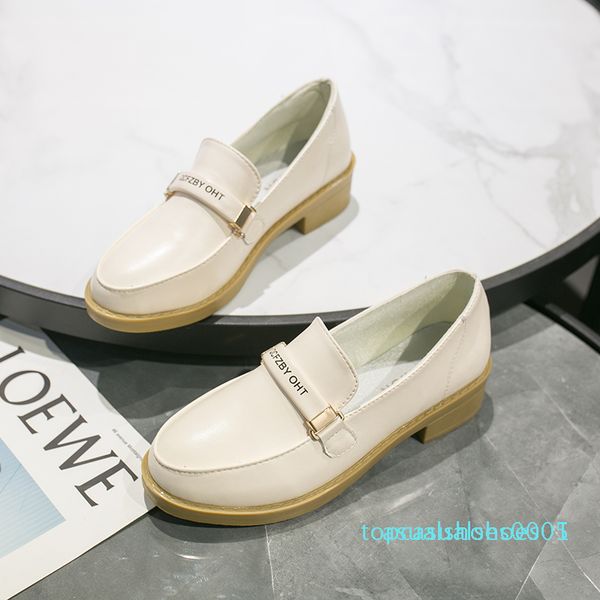 small leather shoes women shoes single spring and autumn new autumn pea flat casual dad wild one pedal t5, Black
small leather shoes women shoes single spring and autumn new autumn pea flat casual dad wild one pedal t5, Black