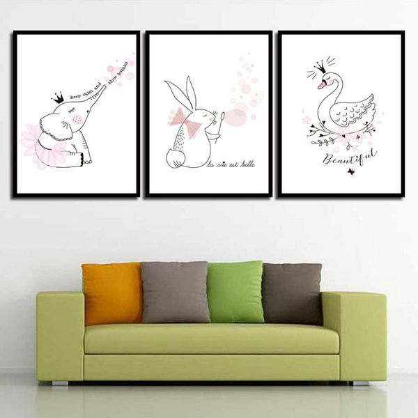 home wall decor cute cartoon animals printing modern art nordic style fashion poster elephant swan crown paintings canvas
home wall decor cute cartoon animals printing modern art nordic style fashion poster elephant swan crown paintings canvas