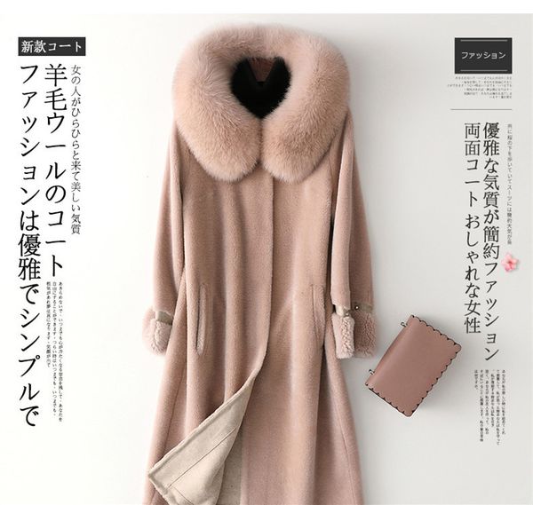 real fur coat women clothes 2019 winter wool fur jacket hooded long womens jackets and coats korean, Black
real fur coat women clothes 2019 winter wool fur jacket hooded long womens jackets and coats korean, Black