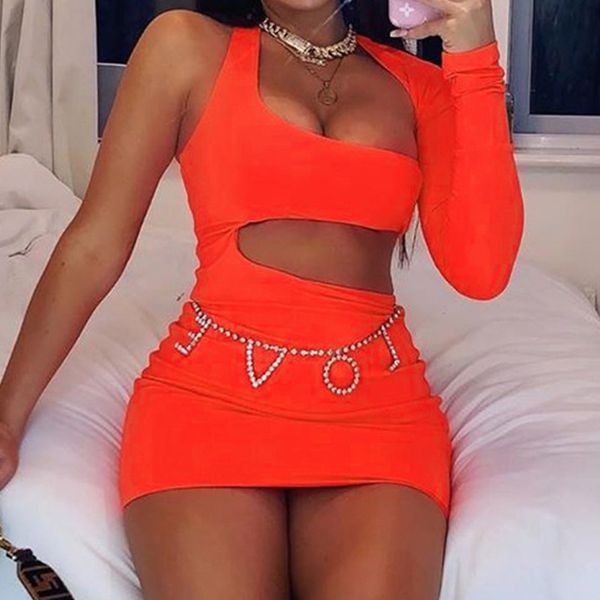 deat 2020 spring one shoulder long sleeve hollow out square short mini bodycon dress women mh652, Black;gray
deat 2020 spring one shoulder long sleeve hollow out square short mini bodycon dress women mh652, Black;gray