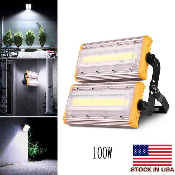 Lumières Led Floodlight 10000lm 100w 110v Outdoor Module Led Flood Lights Lamp Ip65 Waterproof Landscape Lighting Solar Led Outdoor Lig